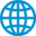 icone de um globo a forma de uma rede